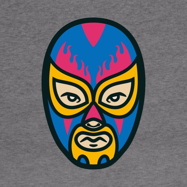 Luchador Cartoon Head by SLAG_Creative